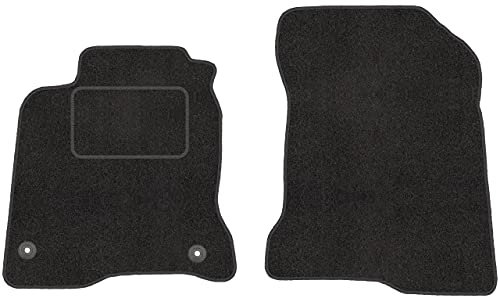 Jeu de 2 tapis de sol avant en velours pour Renault Laguna III (07-15) - Ajustement parfait