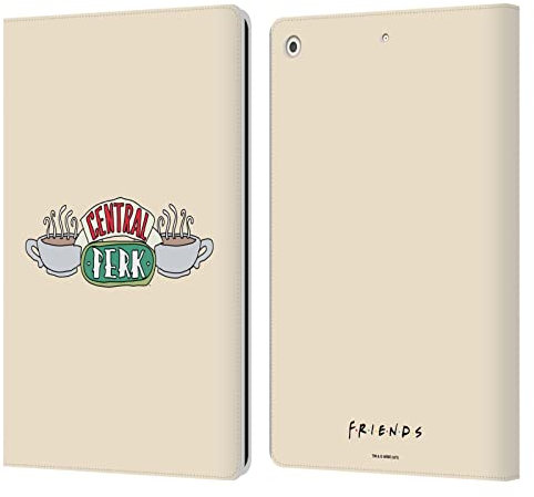 Head Case Designs Licenza Ufficiale Friends TV Show Central Perk Iconico Custodia Cover in Pelle a Portagoglio Compatibile con Apple iPad 10.2 2019/2020/2021