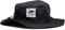 Surf Monkey® Sonnenschutzhut – OHNE Kordel – Flexibles Visier – Herren/Damen – Boonie-Hut (LSF 50+, Schwarz)