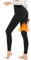 LYRIKER Thermo Leggings Gefüttert Damen Winter Fleece Thermoleggins aus Baumwolle Schwarz