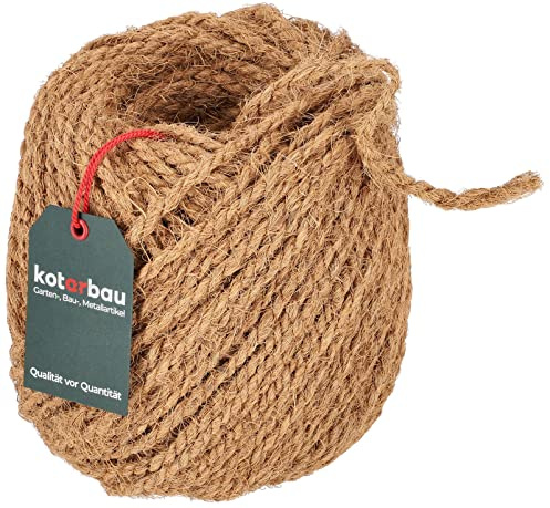 KOTARBAU® Corde en fibre de coco 6 mm x 100 m