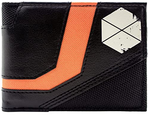 Titan Class Emblem Guardians of The Wall Geldbörse/Geldbeutel Bi-Fold ID- & Kartenhalter, SchwarzTitan Class Emblème Guardians of The Wall Portefeuille Bi-Fold ID & Porte-Carte, Noir