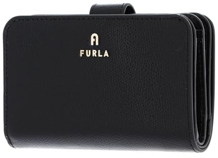 Furla Brieftasche Camelia Bi-Fold Schwarz (WP00314-ARE000-O6000-1-007), Schwarz, M, Zeitgenössisch