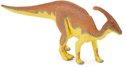 Zappi Co Childrens Parasaurolophus Dinosaur Figure Toy (19cm Length) Realistic Detailed Dino Collection for Kids - Action Figures for Playtime Fun & Learning