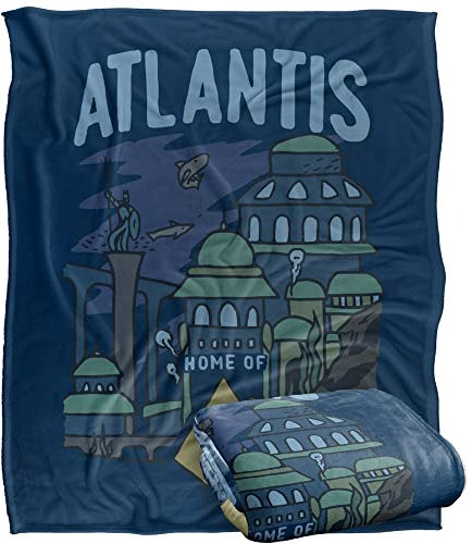 Aquaman Silky Touch Optimalweiche Kuscheldecke 152 x 127 cm