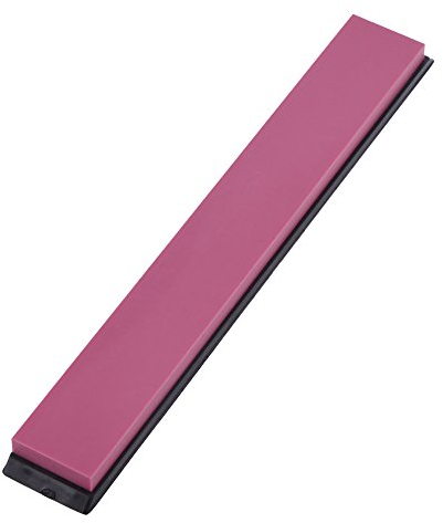 Schärfen Wetzstein Polierstein Ölstein 1000/3000/5000 Schärfer Schleifstein mit Rutschfester Basis für Küche Outdoor Schneidwerkzeug [1000#Camel] (3000# Rot)