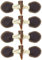 DHER KnöPfe Mit Verschluss Leder Buttons FüR Mantel Notizbuch Tasten KnöPfe Verschluss Jacken 4 Paar Knopf Pullover Windjacke Harz Knopf Mantel Knopf Horn Knopf Mode Rucksack (Dunkler Kaffee + braun)