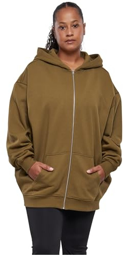 Urban Classics Damen Ladies Oversized Zip Hoody