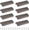 MOROBOR Moderne Schubladengriffe aus Aluminiumlegierung, 120 mm, Anthrazit, 8 Stück