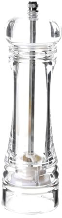OUNONA Spice Grinding Bottle Adjustable Coarseness Acrylic Material for Kitchen Use As Pepper Shaker Spice Dispenser Shaker