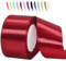 Rotwein 50mm Satinband 23 Meter, Polyesterband, verschönern Sie Ihre Bastelarbeiten und Feiern, ideal für Geschenkverpackungen, Dekorationen, Hochzeitsautoband, Bänder zum Basteln