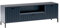 TV Lowboard in Indigo blau mit Rillenoptik 165 cm Fernsehschrank Fernsehtisch 2 Türen 1 Schublade TV Regal TV Board