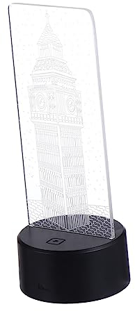 Veemoon 1 Set 3D Nachtlicht Buntes Nachtlicht Nachttischlicht LED Licht 3D Licht Schlaflampe LED Nachtlicht LED Lampe Nachtlampe