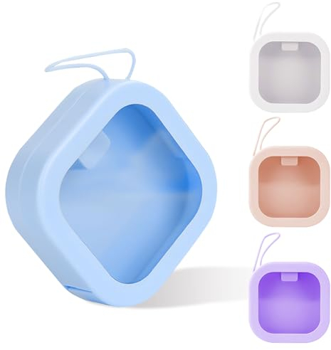 Aweisile Aufbewahrungsbox für Haaraccessoires 4 Stück Haargummi-Organizer Kleiner Tragbarer Haargummihalter Aufbewahrungsbox Haargummi Organizer Box Haarspangenorganisator Aufbewahrung für Tupfer