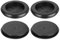 QUARKZMAN 10pcs Pasacables de Goma, Anillo de Ojal 35x30mm (Montaje Diámetro*ID) Tapones Goma Arandelas para Proteger Alambre, Enchufe Cortafuegos, Protección de Cables, Negro