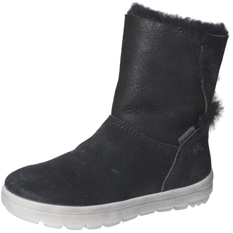 RICOSTA Mädchen Winterstiefel NANUK, Kinder Boots, Weite: Mittel, lose Einlage, RicostaTEX, gefüttert, wasserdicht, Winterboots, schwarz (090), 36 EU