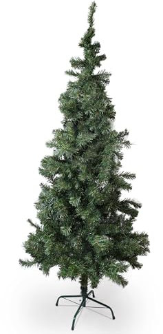 DIVCHI 6ft Premium Christmas Tree 355 Branch Xmas Trees Artificial Christmas Tree Pine Tree With Metal Stand Realistic Branches Christmas Tree For Indoor And Outdoor (Green)