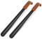 Chausse Pied en Acier Inoxydable, 2Pcs Chaussé Pied Long Metal 42cm, Grand Chausse, Facile à Utiliser pour Toutes Les Tailles de Pieds pour Hommes Femmes Enfants Personnes âgées (Noir, 2 Pièces)