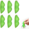 Magic Beans Flaschenreiniger,Magic Beans, 6 Stück Beans Bottle Cleaning Sponge,Reinigungsbürste,Magic Beans Bottle Cleaner Sponge,Küchenschwämme in Erbsenform,für die Lnnenreinigung von Flaschen