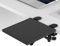 Sisyphy Ergonomics Desk Extender Tray, 9.5x9.1 Punch-Free Clamp on, Foldable Keyboard Drawer Tray, Table Mount Arm Wrist Rest Shelf, Computer Elbow Arm Support
