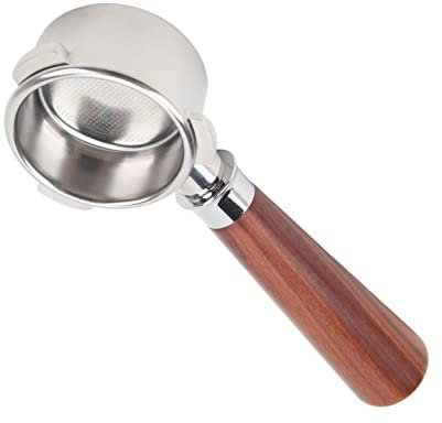54mm Bottomless Portafilter Stainless Steel Bottomless Handheld Portafilter for Breville 8 Series Coffee Machine (Type A1 Red Branch)
