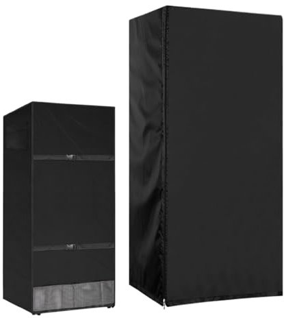 Housse De Réfrigérateur D'extérieur, Housse De Protection Pour Congélateur Extérieur, Fournitures De Protection De Réfrigérateur À Fermeture Éclair, Accessoires De Congélateur