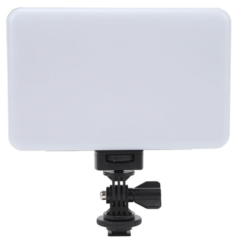 Denash Einstellbare 15W RGB -Kamera -Licht mit Weichem PC Feld für Anpassbare Beleuchtung Ideal für Fotografie und Videoaufnahmen ABS, PC Material