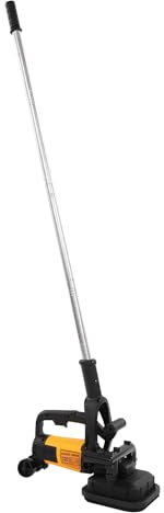 Betonschleifer 3800W mit Teleskopstange bis 1,70 m, Inklusive Diamantschleiftopf 100mm und Tragtasche, Drehzahlregelbar für Betonfräse Sanierungsfräse Mauerfräse Putzfräse
