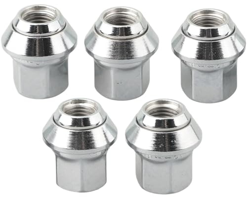 DCXXAN Prigionieri Ruota, per Volvo C30 C70 II S40 II V40 V50 Dadi Ruota cromati