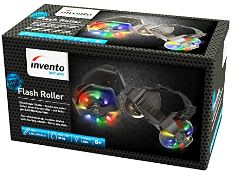 Schildkröt Fersenroller Flashroller, Schwarz, 14,0 x 8,5 x 8,5 Von Invento