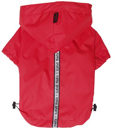 Puppia Base Jumper Regenmantel für Hunde, XL, PEAF-RM03-RD-XL