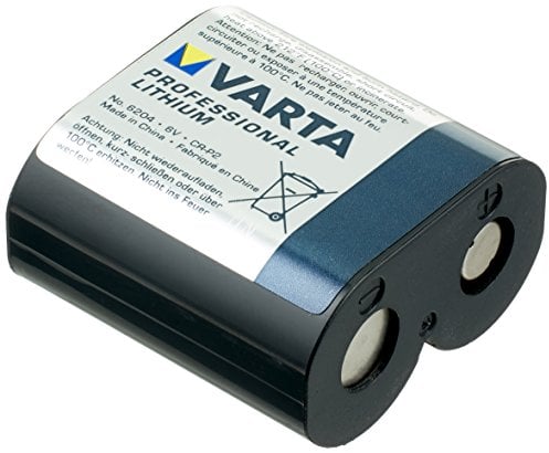 Varta CR-P2 – Lithium Prismatic Battery, 6V, Black)