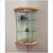 Glashängevitrine zur Wand Winkel VM502T-TR (hellem Eichenholz Holz)