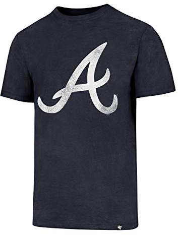 '47 MLB Baseball T-Shirt Atlanta Braves Knockaround Club Logo '47Brand (S)