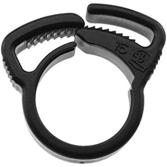 Cost Wise Irrigation pipe RATCHET/PIPE CLAMPS,hold joins secure,clip tight, the garden specialists (100)