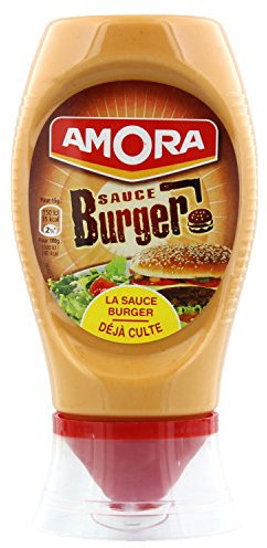 Amora Sauce Burger le Flacon Souple 260 g - Pack de 8