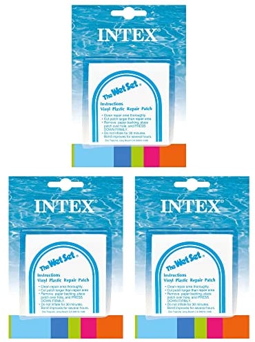 Intex Kit de réparation en vinyle adhésif pour tube de piscine