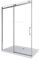 PORTA DOCCIA SCORREVOLE IN CRISTALLO DA 8 MM ANTICALCARE H. 190 MISURA 100 120 140 160 170 PORTA PER NICCHIA APERTURA REVERSIBILE MANIGLIA INOX SCORRIMENTO SU ROTAIA (128-130,5 CM X H.190 CM)