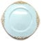 allgala 13-Inch 6-Pack Heavy Quality Round Charger Plates-Floral Light Blue-HD80344