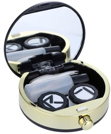 BLLBOO Kontaktlinsen Behältnis,Mini Reise Kontaktlinse Etui Tragbarer Kontaklinsenbehälter Set für Zuhause Reisen