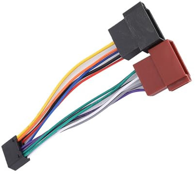 Jvc Kd-R981Bt - Car Stereo Radio Iso Wiring Harness Adaptor 16 Pin Wiring Harness Wire Cable Wiring Harness 16 Pin Iso Bus Female Harness Connector Adapter Fits For Kenwood Nc