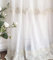 Lactraum Gardine Wohnzimmer Bestickt Luxus Vintage perlen H245 x B100 cm mit Universalband