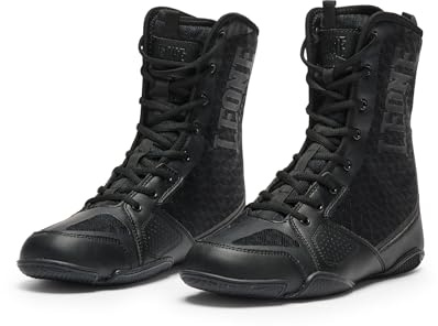 LEONE 1947, Stivaletti Boxe Professional, Unisex, Nero