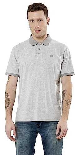Kaporal, Polo pour Homme, Modèle STEF, Jersey, Couleur Medgrm, Taille S
