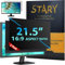 STARY 2 Pack Computer Privacy Screen 21.5 Inch for 16:9 Widescreen Monitor, Removable Anti Glare Blue Light UV-Blocking Screen Protector for Computer Monitor, Anti Spy Scratch 21.5 Inch Protector Film