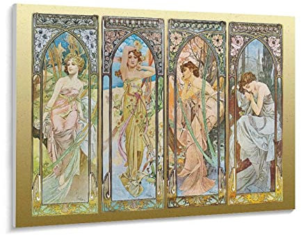 Alphonse Mucha Replica Puzzle 1000 Stück Papierpuzzles Adult Kinderspielzeug(38x26cm-z144p