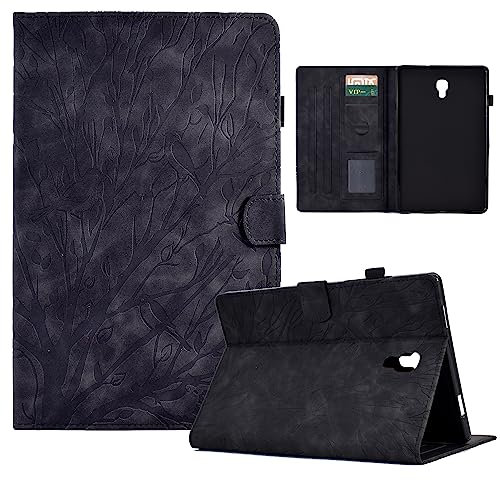 Bxithnr® Funda Tableta para Samsung Galaxy Tab A 10.5 2018 (SM-T590/SM-T595/SM-T597) Slim Carcasa Cuero PU Proteccíon en Estilo Libro con Función de Soporte y Ranura para Tarjetas - Negro
