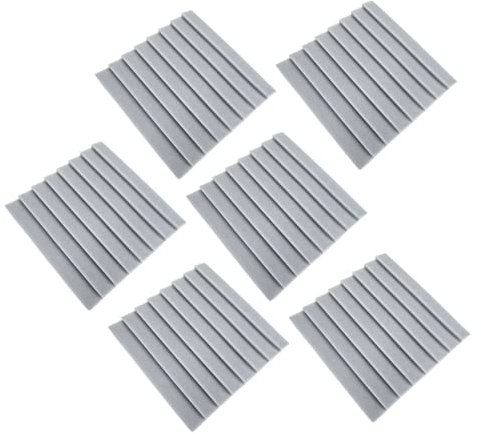 SAFIGLE 12stücke Schallisolationsplatten Selbstklebend Hohe Dichte Akustikpaneele Für Heimaufnahmen Studio Ktv Schallabsorber Für Optimale Klangklarheit