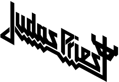 Judas Priest Aufkleber Firepower Logo Musik Heavy Metal Sticker ca. 17x7 cm schwarz