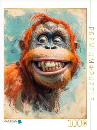 CALVENDO Puzzle Orang Utan | 1000 Teile Lege-Größe 48 x 64 cm Foto-Puzzle für glückliche Stunden